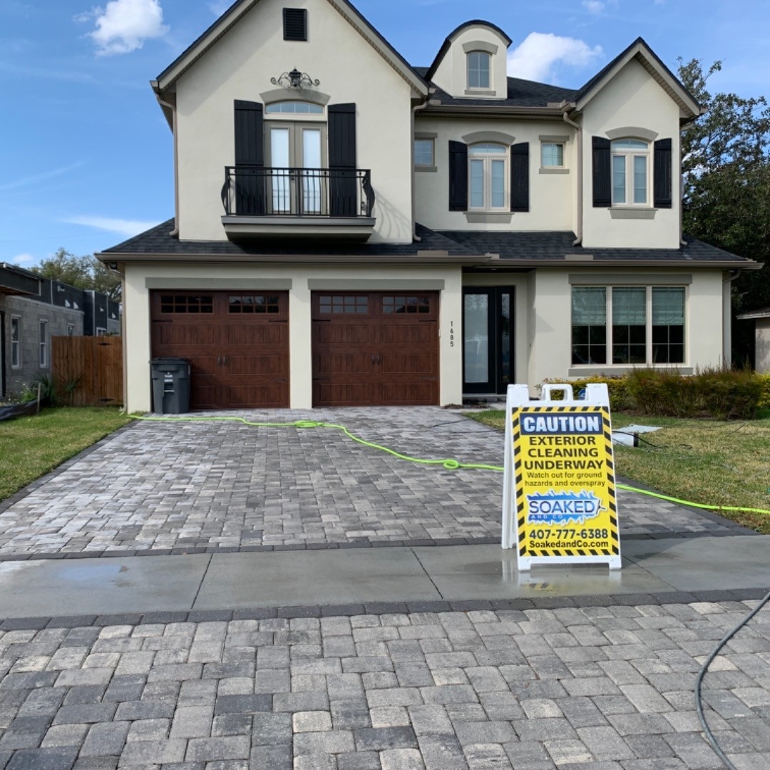 Professional pressure washing